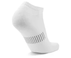 3pc Balega Tempo US M12-14 No Show Socks Running Outdoor/Walking White/Grey