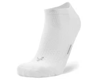 3pc Balega Tempo US M12-14 No Show Socks Running Outdoor/Walking White/Grey