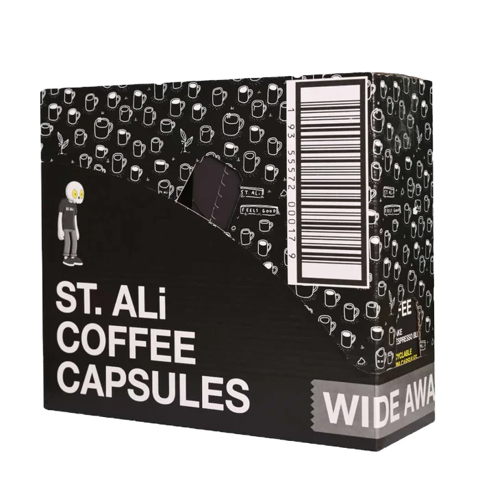 ST. ALi Wide Awake Dark Espresso Coffee Capsules 10pk - Box Of 6