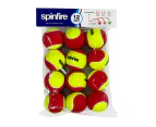 Spinfire Red Junior Tennis Balls - 12 Pack (Aged 5-8 Years Old)