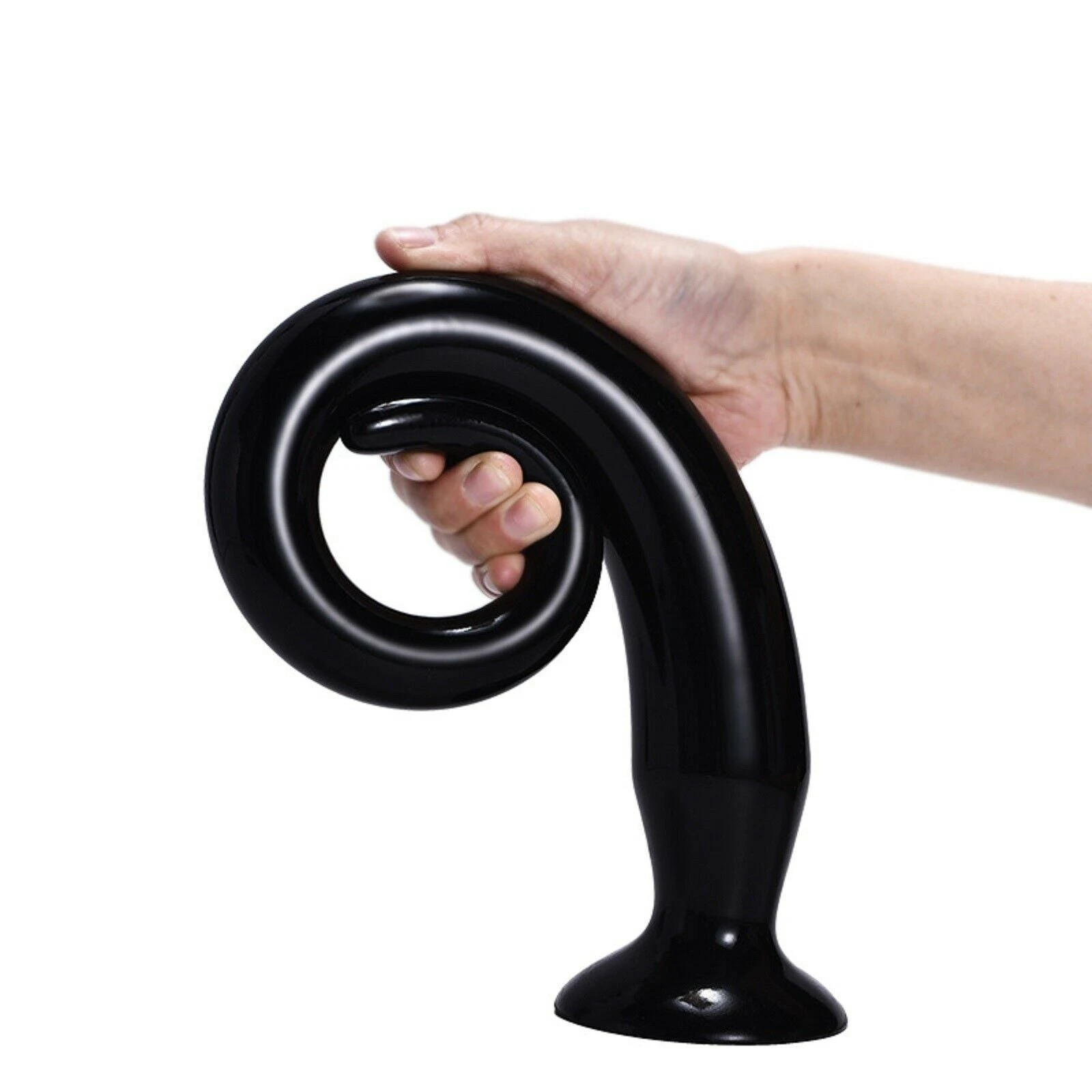 19 Extra Long Huge Flexible Anal Snake Big Hosed Dildo Dong Monster Sex Toy  Black