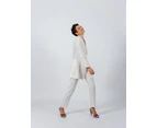 White Tailoring Slim Pants