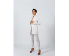 White Tailoring Slim Pants