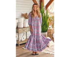 JAASE Bonnie Print Paris Maxi Dress