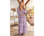 JAASE Bonnie Print Paris Maxi Dress