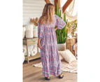 JAASE Bonnie Print Paris Maxi Dress