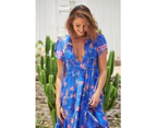 JAASE Soleil Print Nella Midi Dress