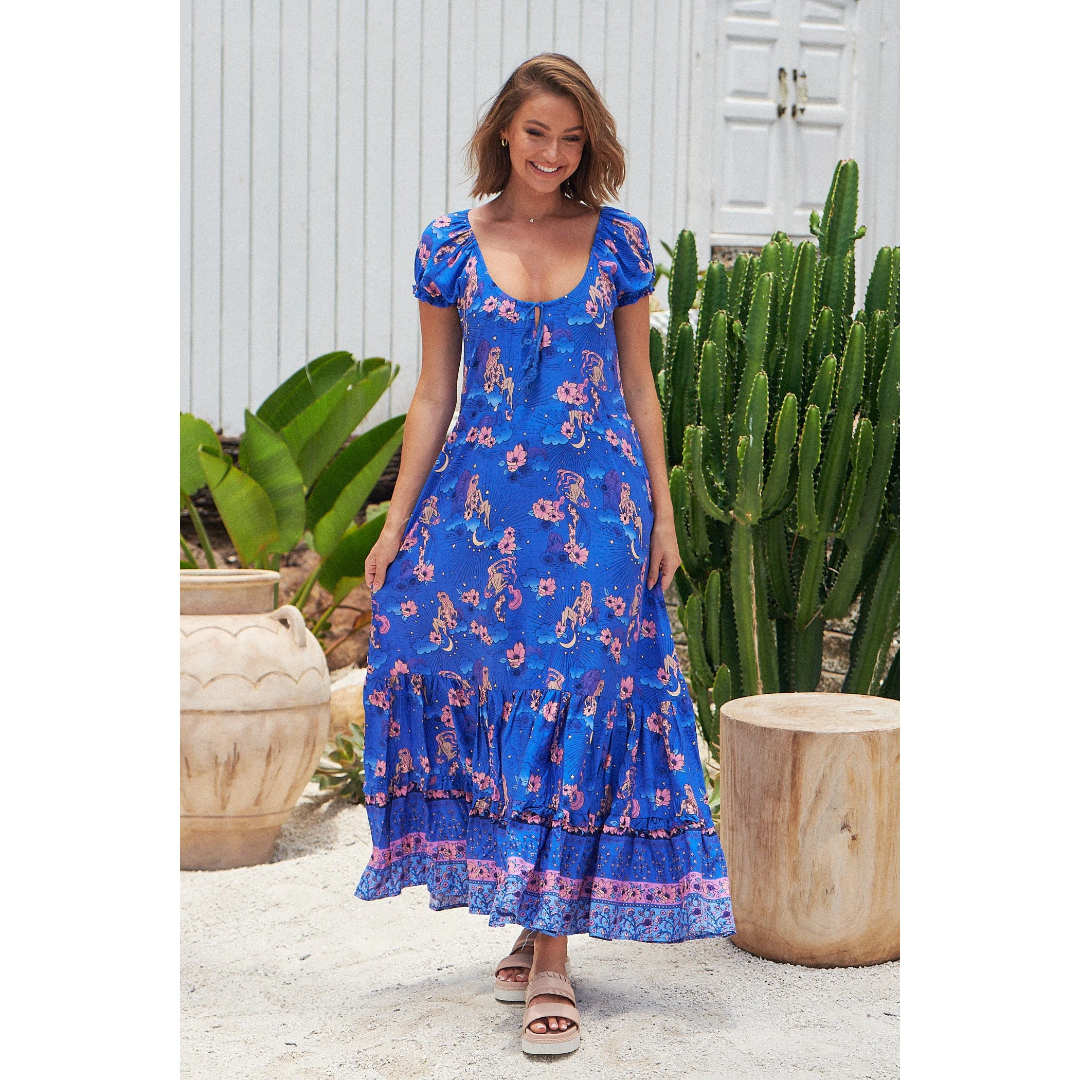 JAASE Soleil Print Saria Maxi Dress