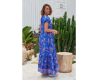 JAASE Soleil Print Saria Maxi Dress