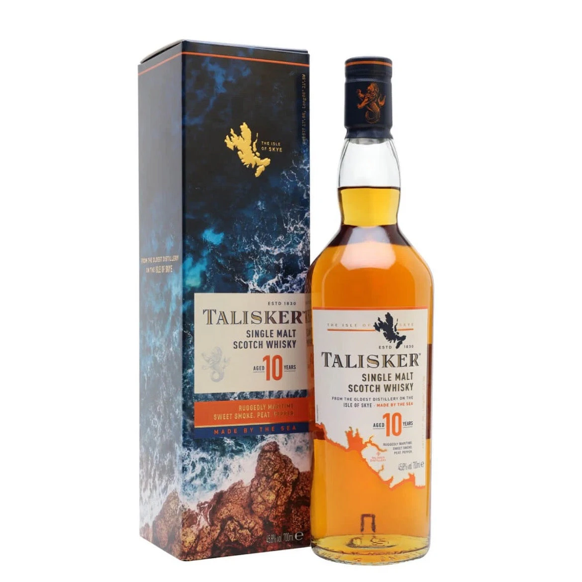 Talisker 10 Year Old Single Malt Scotch Whisky 700ml