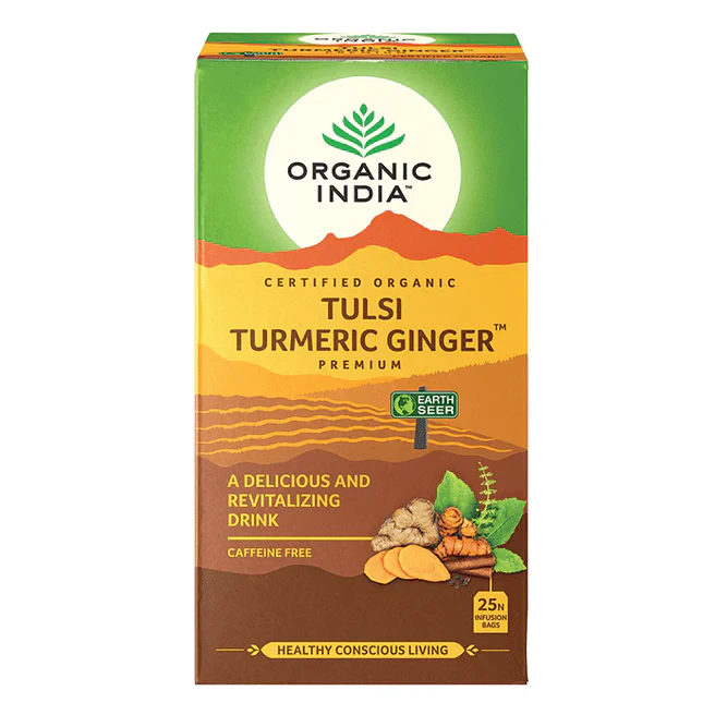 ORGANIC INDIA Tulsi Turmeric Ginger 25 TB