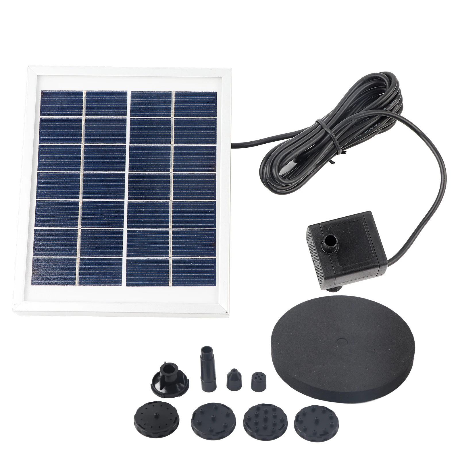 Solar Powered Water Pump Kit Decoration For Outdoor Garden Pool Water Circulation