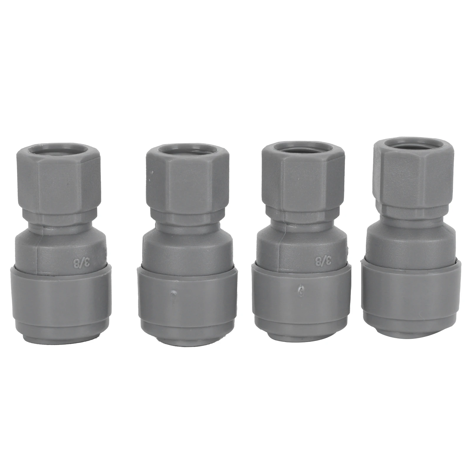 4Pcs 7/16‑24Unf Female Thread 3/8 Outer Connector Ball Lock Adapter Converter Beer Keg Connector