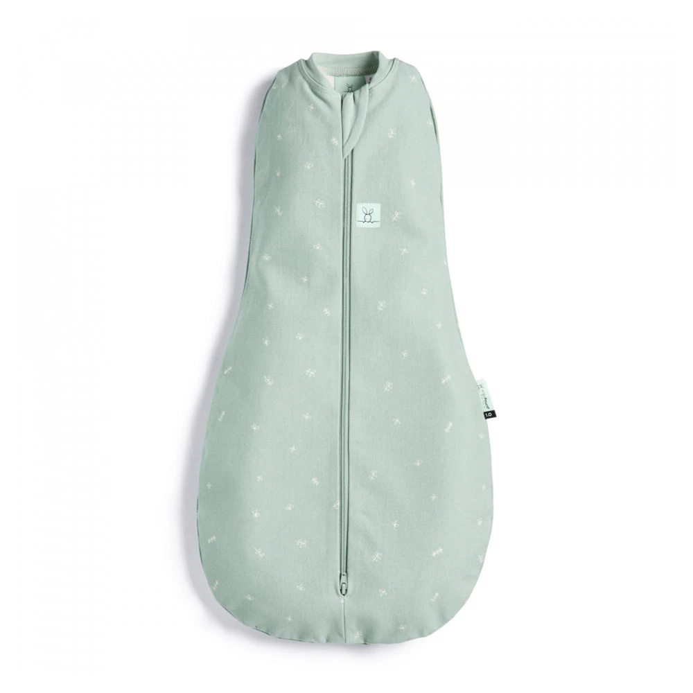 ErgoPouch Cocoon Swaddle Organic Cotton Baby Sleep Bag TOG 0.2 Sage