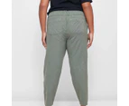 Target Plus Size Twill Pants - Green