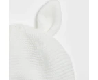 Target Baby Bunny Beanie - White