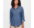 Target Denim Shirt - Blue