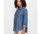 Target Denim Shirt - Blue