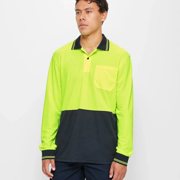 Graphite Hi-Visibility Polo Shirt - Yellow