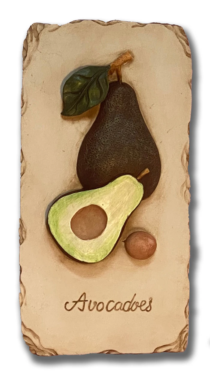 AVOCADO Decorative Kitchen Wall Plaque