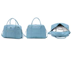 Tosca Cabin Fashion Weekender/Overnight Stay Tote Travel Bag Ocean Blue