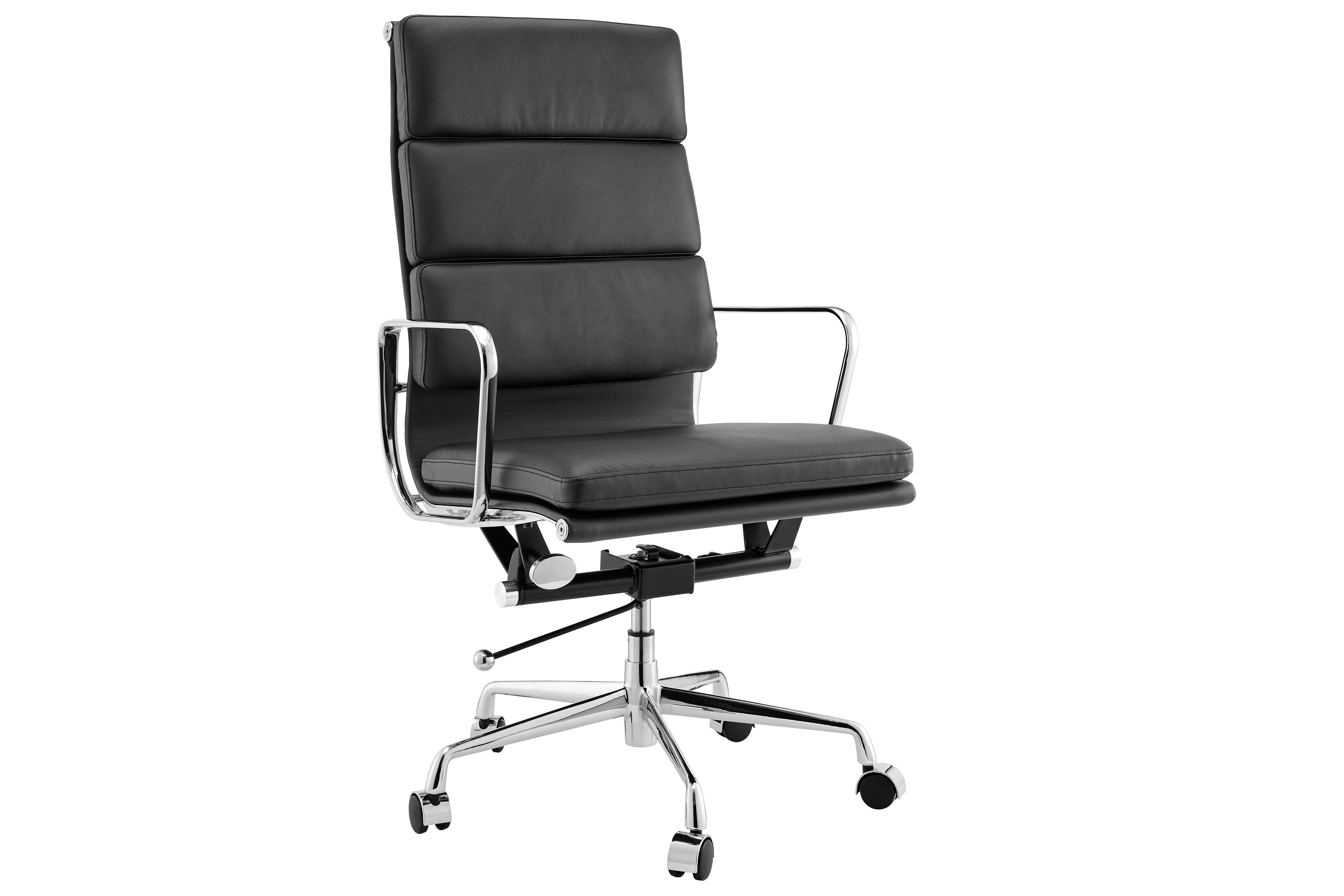 Matt Blatt Replica Eames Group Standard Aluminium Padded High Back Office Chair