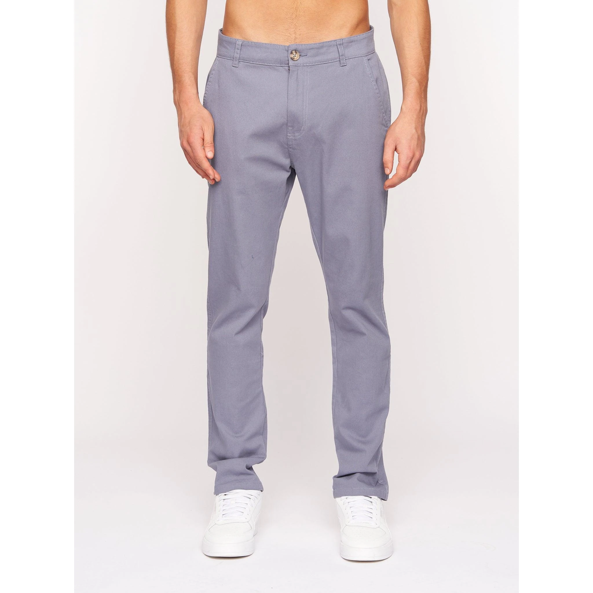 Crosshatch Mens Roysden Chinos (Pale Blue) - BG603