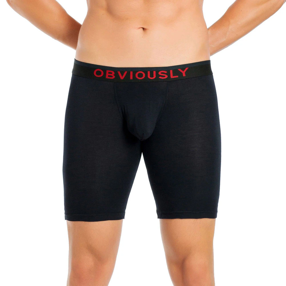 Obviously Freeman 6 Inch Leg Boxer Brief C09 Black