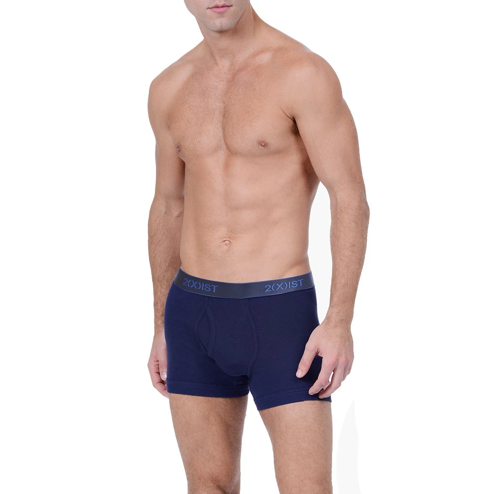 2xist Essentials Boxer Brief 3-Pack 20304 Navy/Cobalt/Porcelain