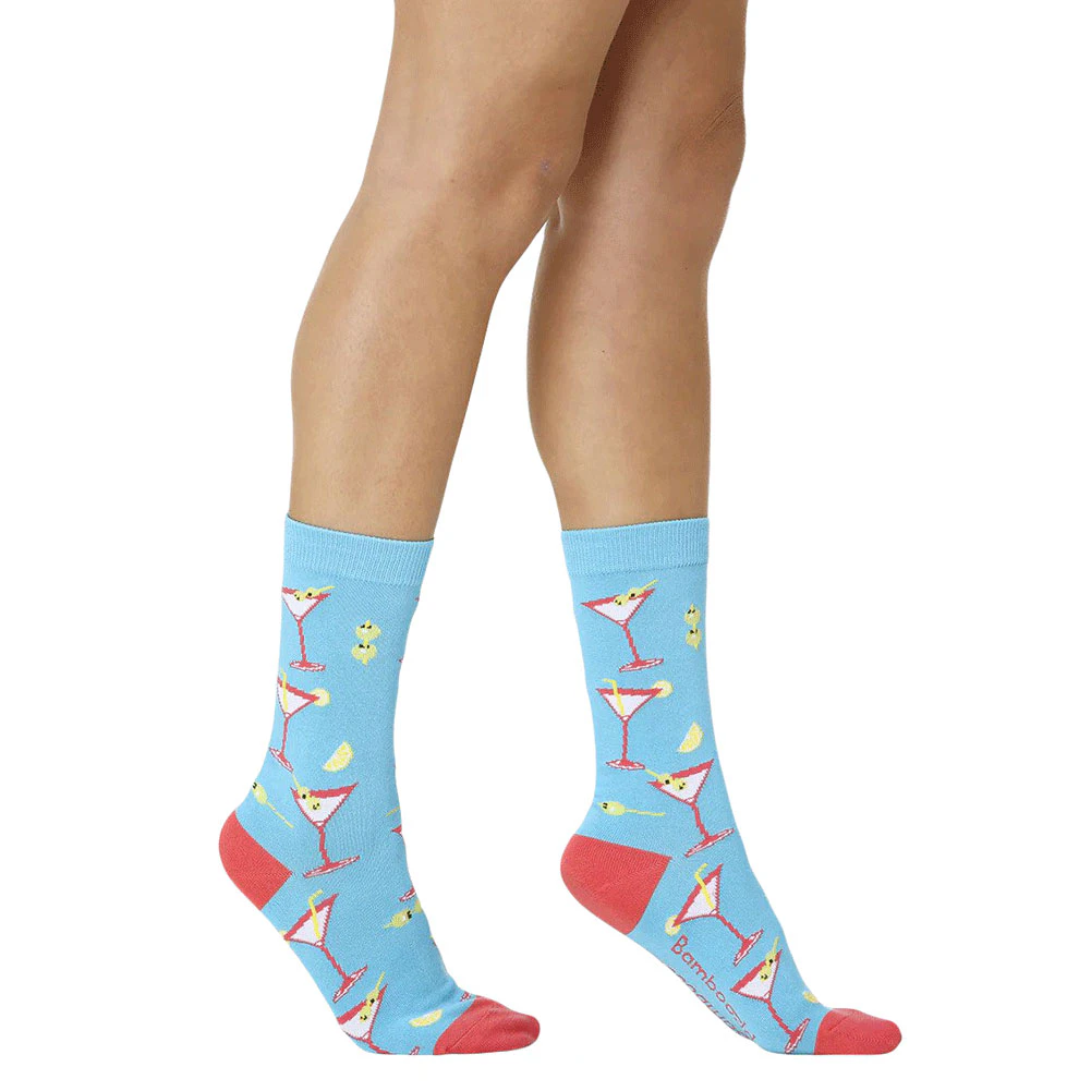 Bamboozld Womens Cocktail Hour Bamboo Sock BBS22COCKTAILHOURW Tiffany