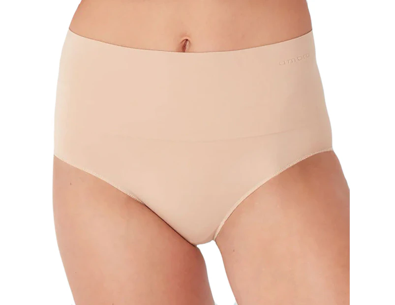 2 Pack Seamless Smoothies Full Brief - Ambra - Rose Beige