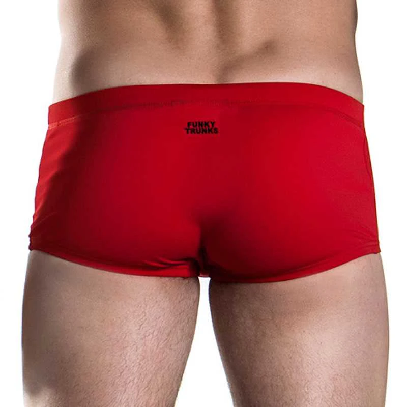 Funky Trunks Still Red Mens Swim Trunk Still Red FT01M00467