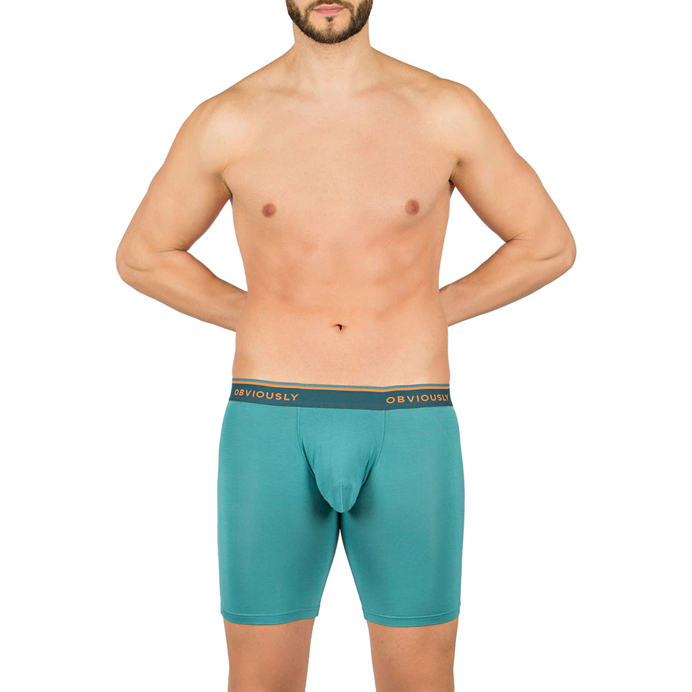 Obviously EveryMan Boxer Brief 6 Inch Leg B09 Teal