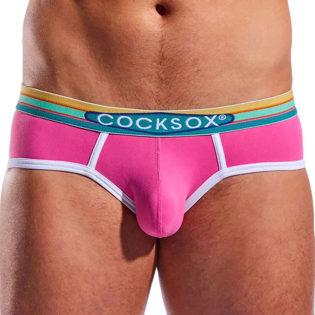 Cocksox Florida Sports Beach Brief CX76N Miami Pink