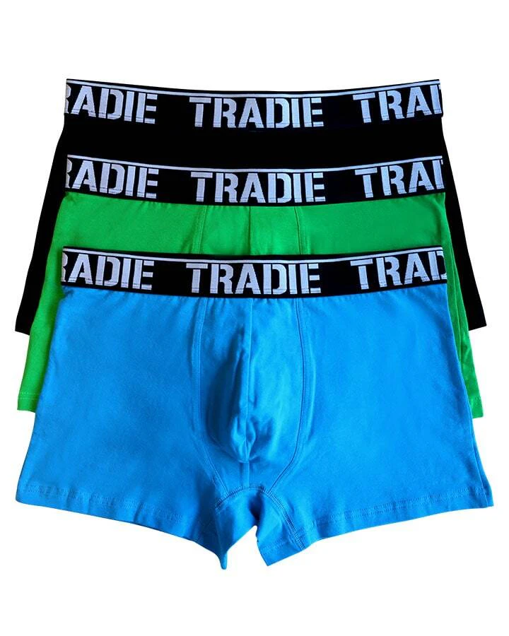 Tradie 3-Pack Fitted Trunks MJ1194WK3 Burst