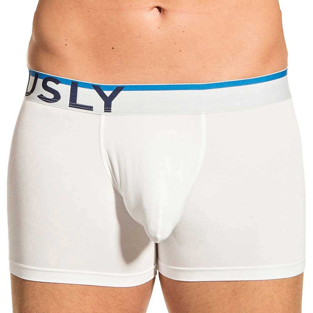 Obviously EveryMan Boxer Brief 3 Inch Leg B00 White