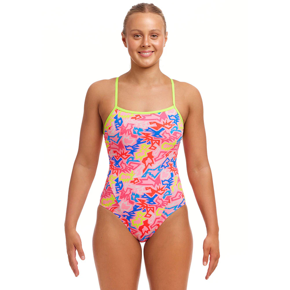 Funkita Ladies Single Strap One Piece FKS030L Rock Star