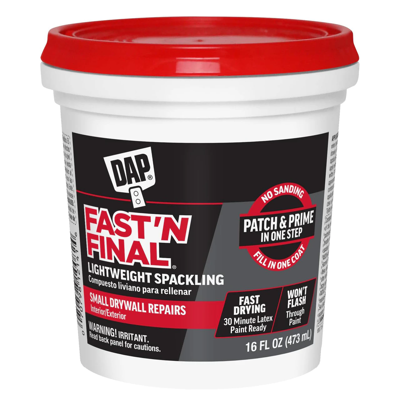 Bundle DAP Fast 'N Final Light Weight Spackling 473ml x 12