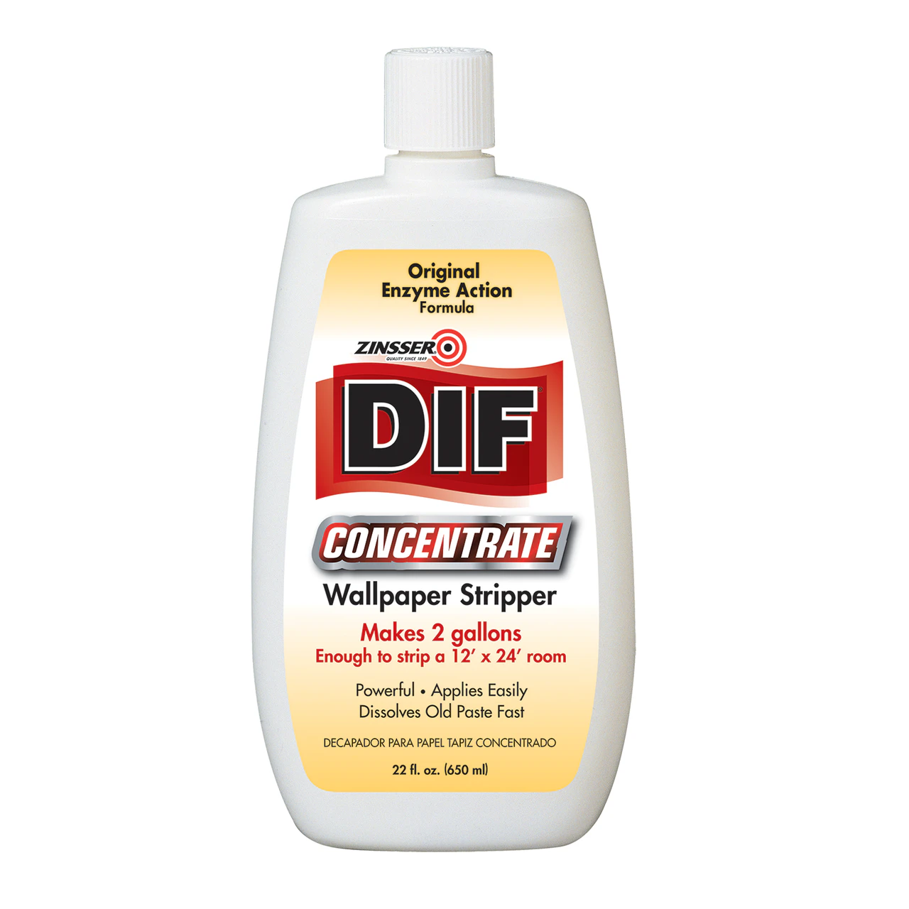 Bundle Zinsser DIF Liquid Concentrate Wallpaper Stripper 650ml x 12