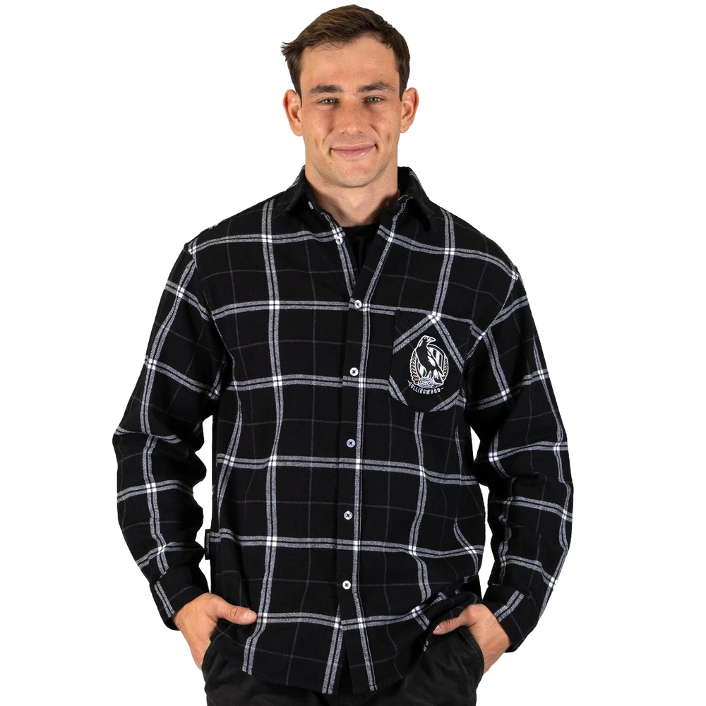 Collingwood Magpies Mustang Flannel Shirt