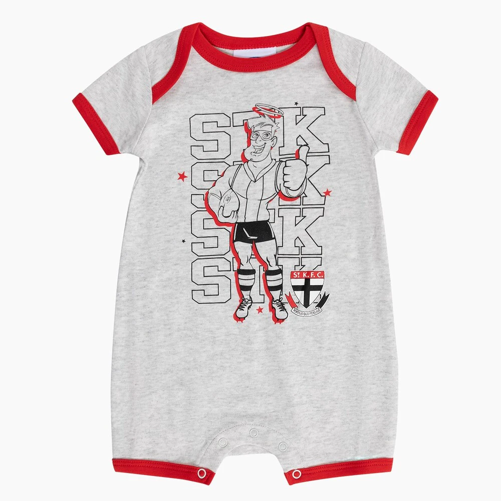 St Kilda Saints Baby Play Romper