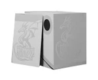 Dragon Shield Revised Double Shell - Ashen White/Black Deck Box