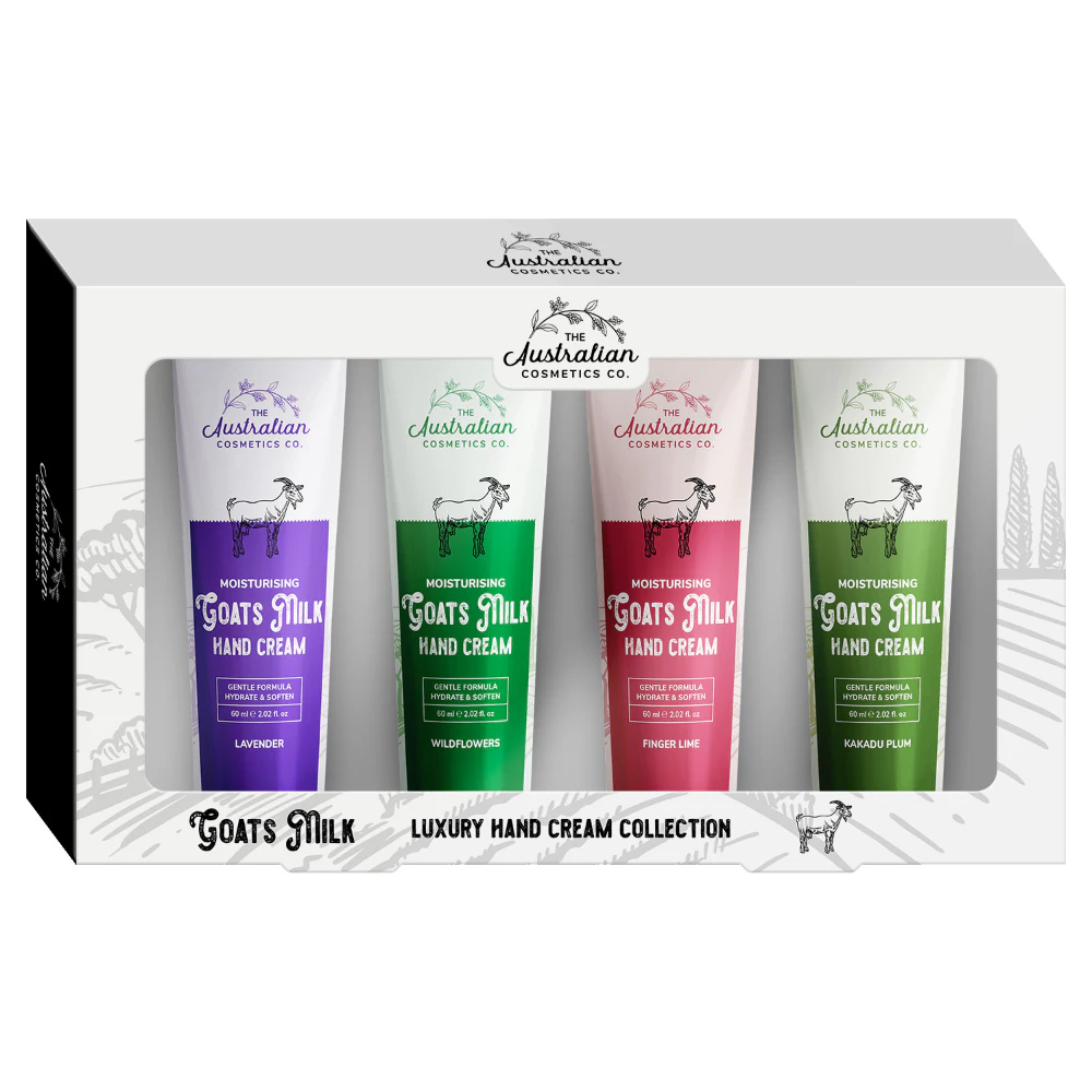 The Australian Cosmetics Company Goats Milk Hand Cream 4 x 60ml Set