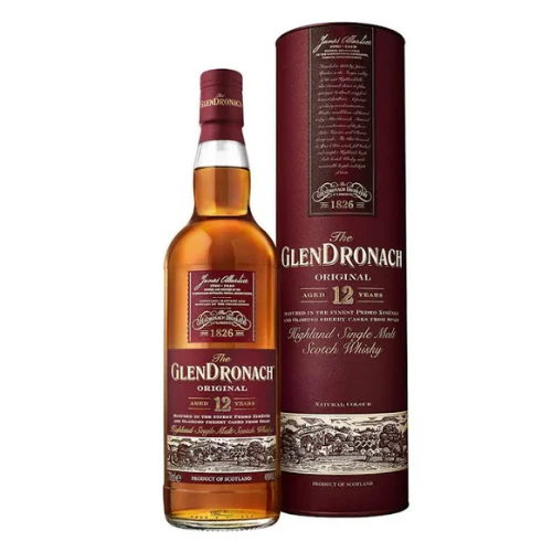 Glendronach Original 12 Year Old Single Malt Scotch Whisky 700ml