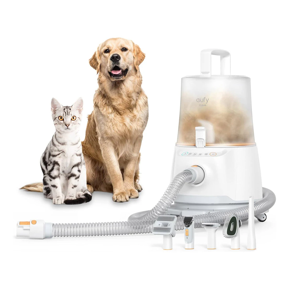 eufy Pet 5 in 1 Grooming Kit with Vacuum N930 - White