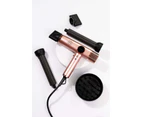 H2D 4-in-1 Ionic Magnetic Hair Dryer + Styler Styling Iron - Rose Gold