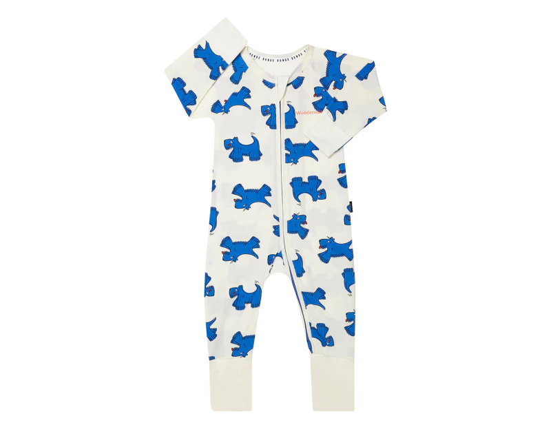 Bonds Baby Zip Wondersuit - Bob The Dog/Blue