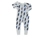 Bonds Baby Zip Wondersuit - Striking Storm/Grey Marle