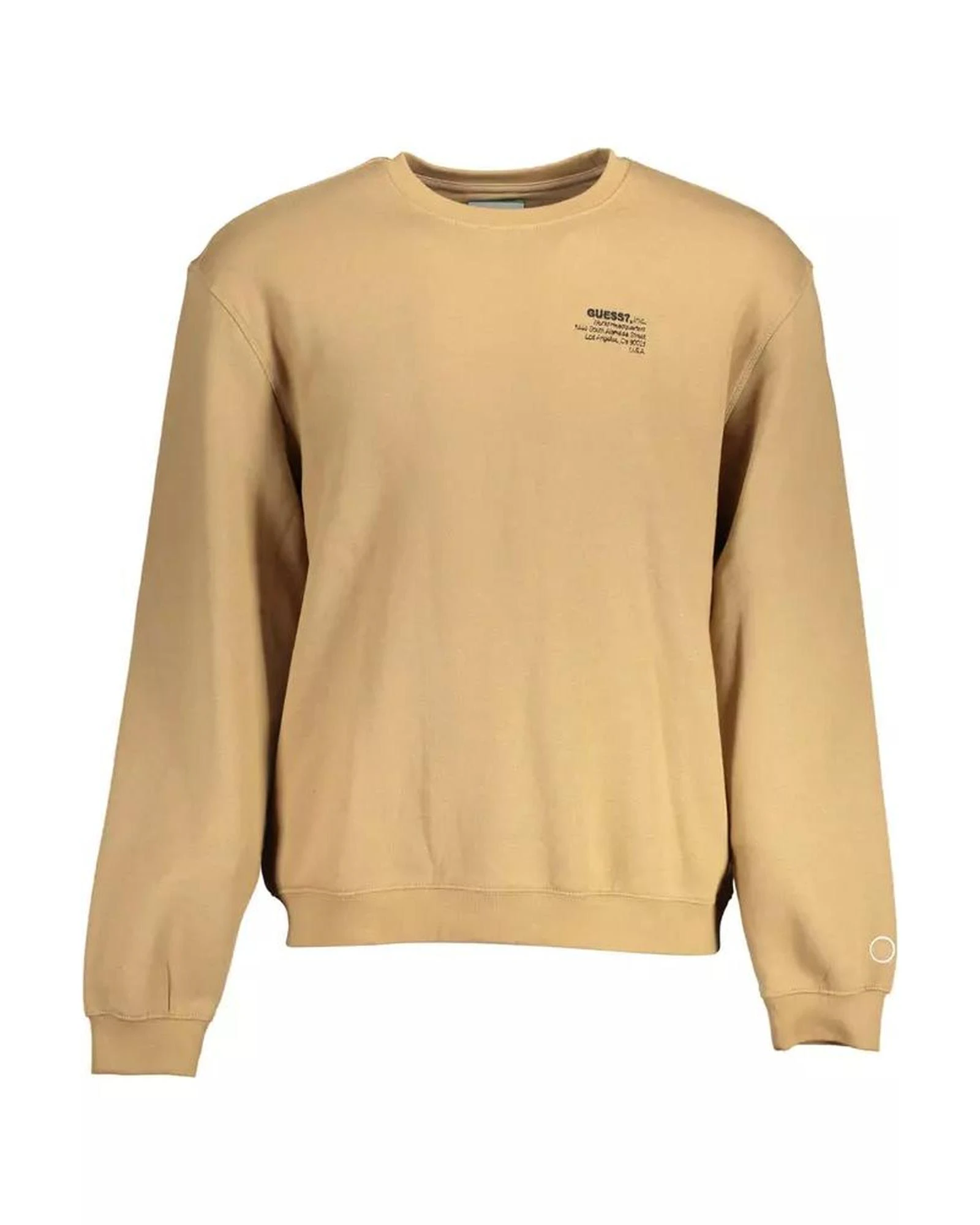 Cotton Crew-Neck Sweater with Embroidery