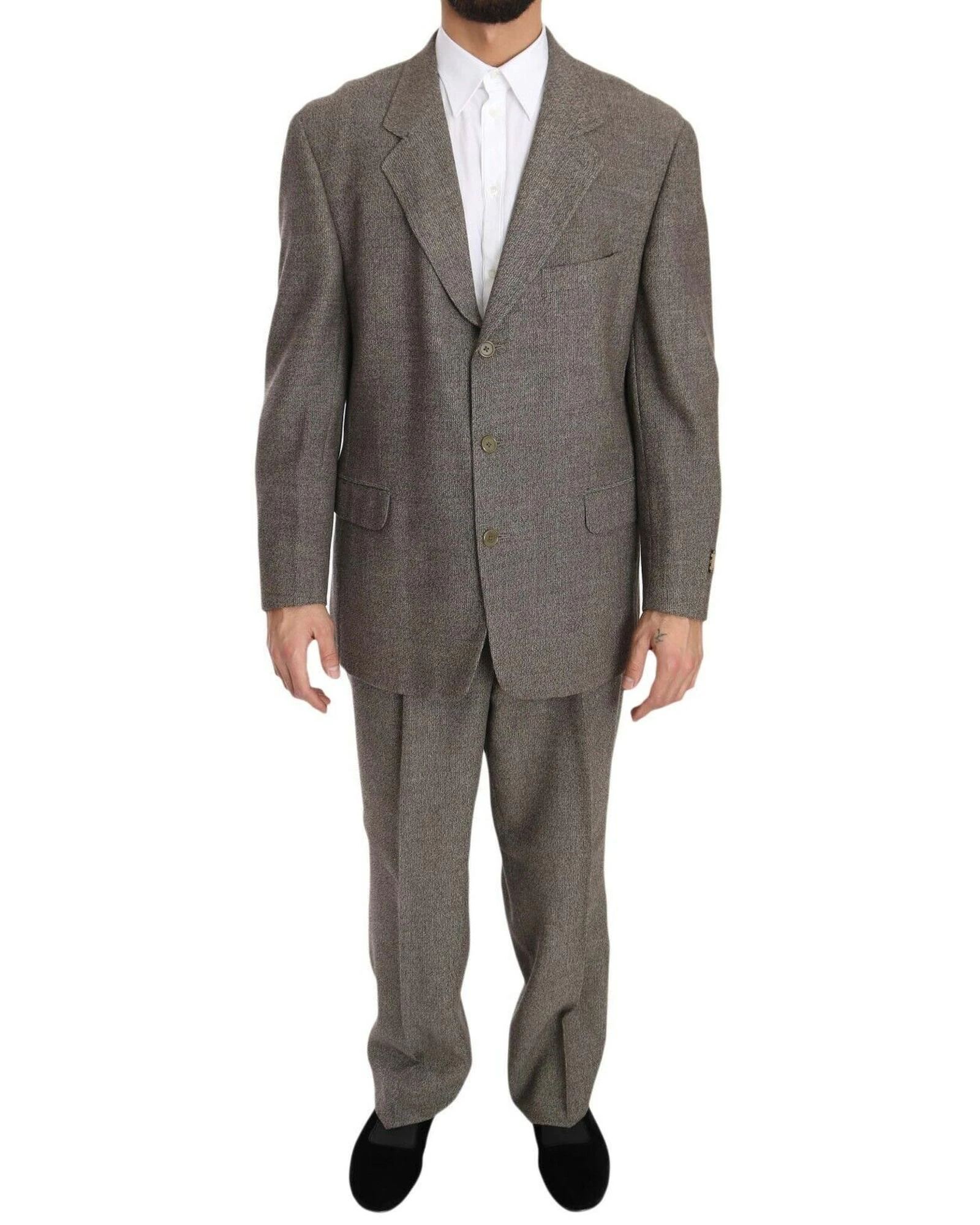 Light  Regular Fit Wool Suit